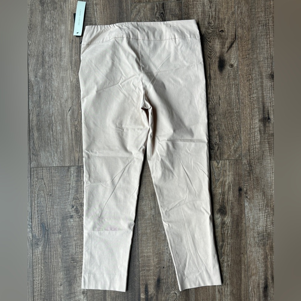 NEW Larry Levine Slim Ankle Length Pull On Slacks Women's Size Large - Picture 12 of 12